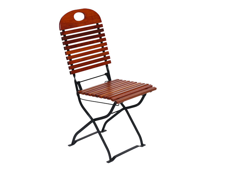 Biergartenstuhl-Bavaria "Sepp" Holz, mit Metallgestell, klappbar VPE =15 Stck, pro Rollwagen